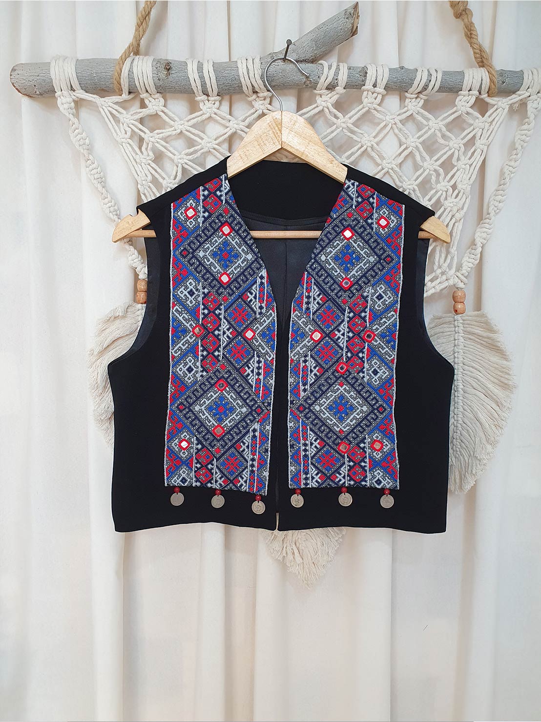 جلیقه سوزن دوزی بلوچی _ کد: 808